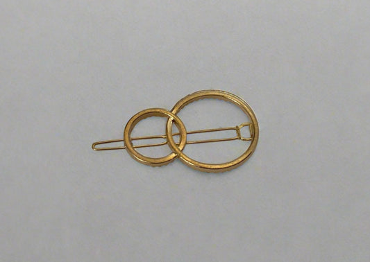 Circles of Life Gold Hair Pin