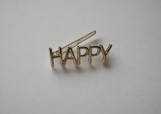 HAPPY Gold Hair Pin